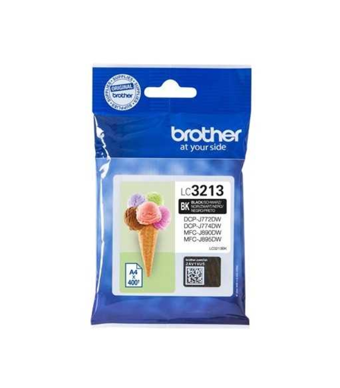 ראש דיו שחור מקורי BROTHER LC3213BK