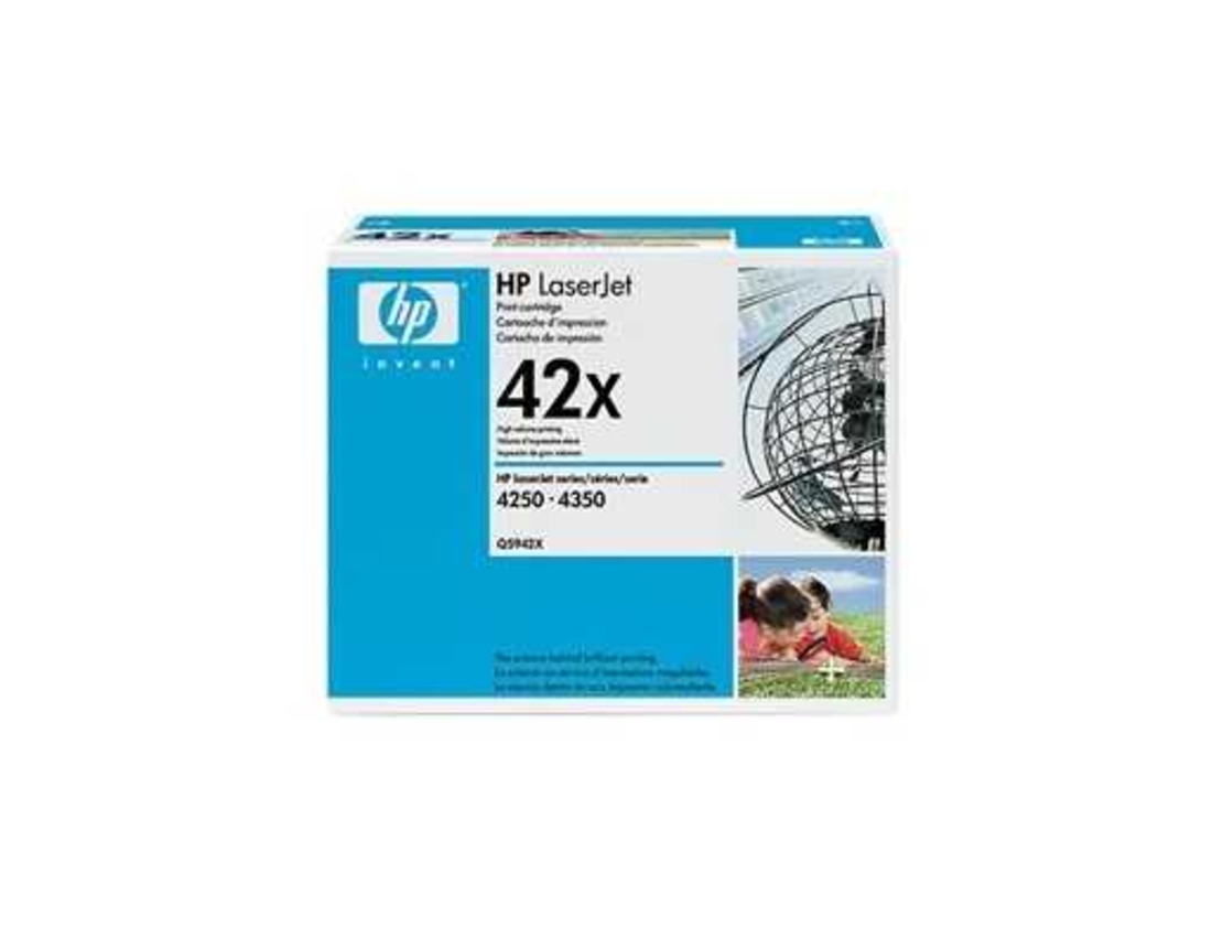 טונר מקורי שחור HP 42X Q5942X