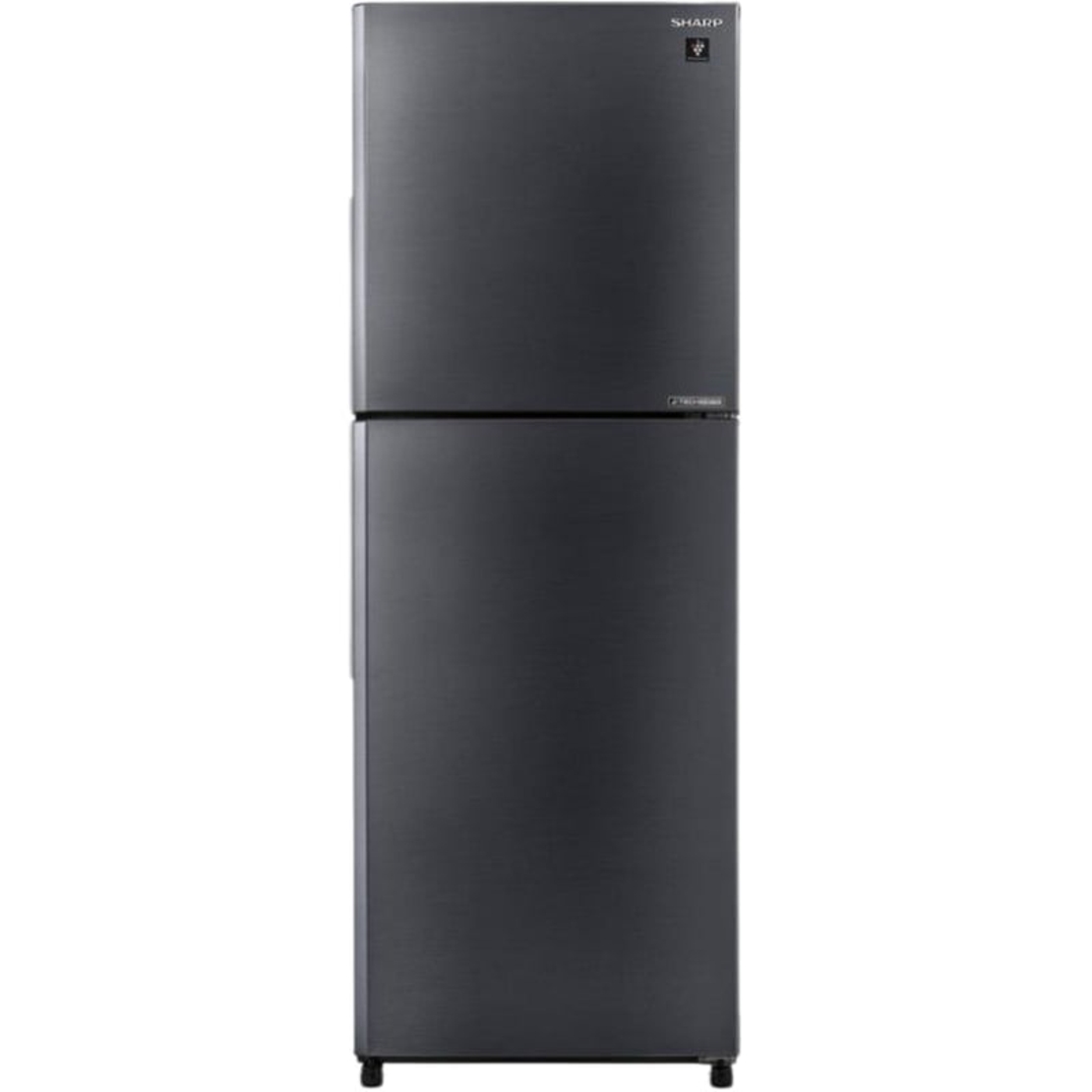 מקרר מקפיא עליון 360 ליטר נטו Sharp SJ-2236-DS - גימור נירוסטה מושחרת