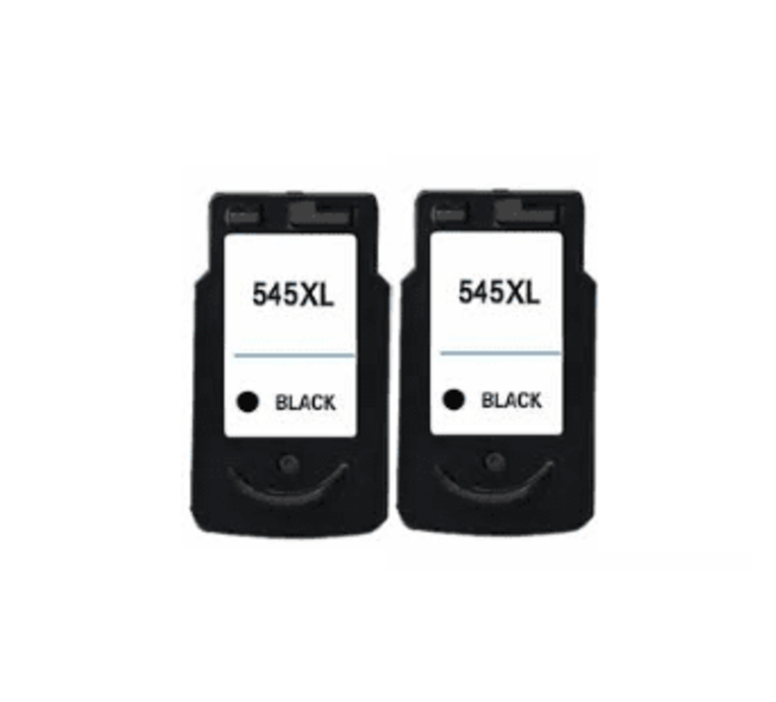 2 ראשי דיו שחורים תואמים canon pg545xl