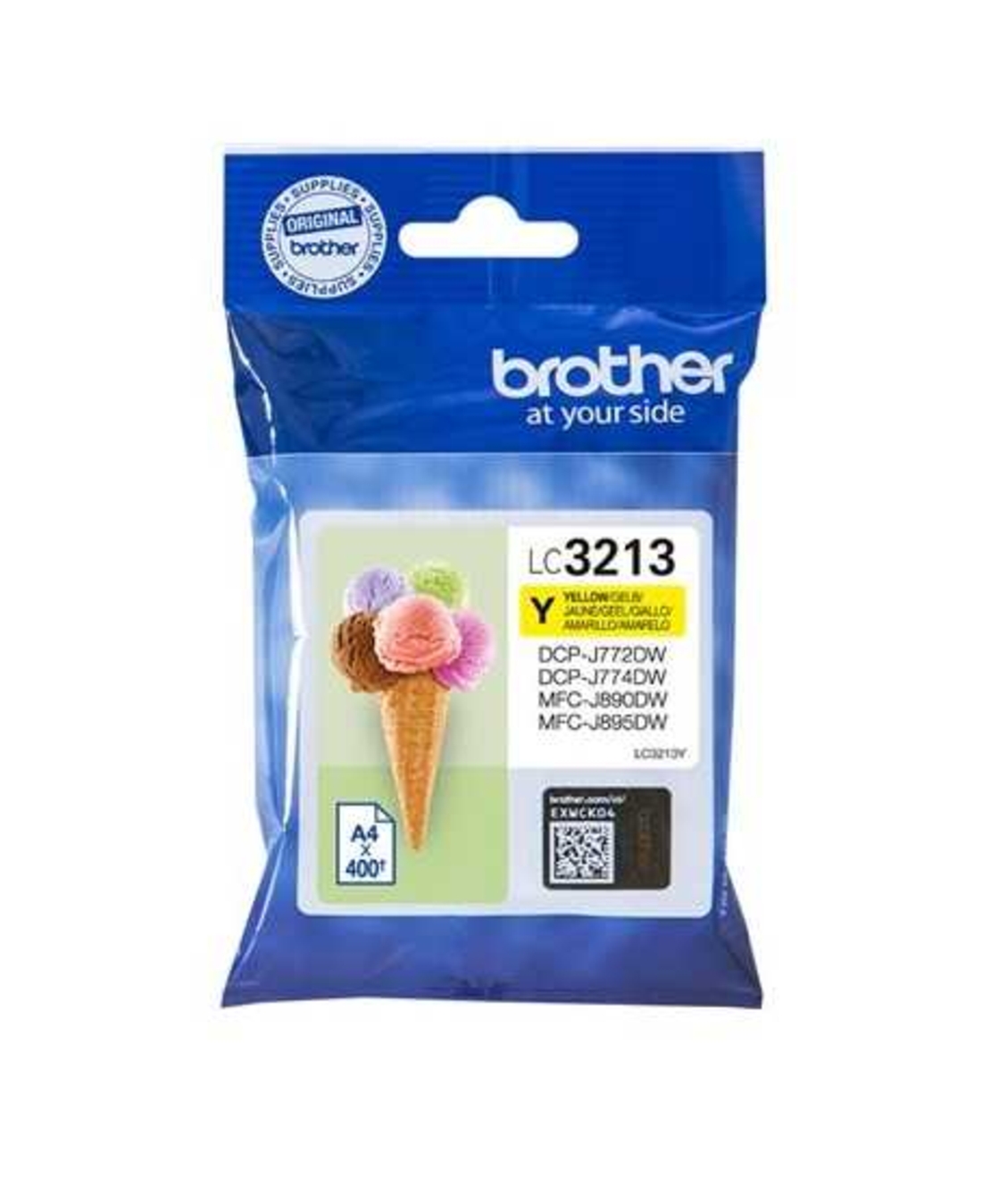 ראש דיו צהוב מקורי BROTHER LC3213Y