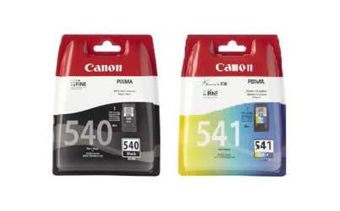 זוג ראשי דיו מקוריים: canon pg540+cl541