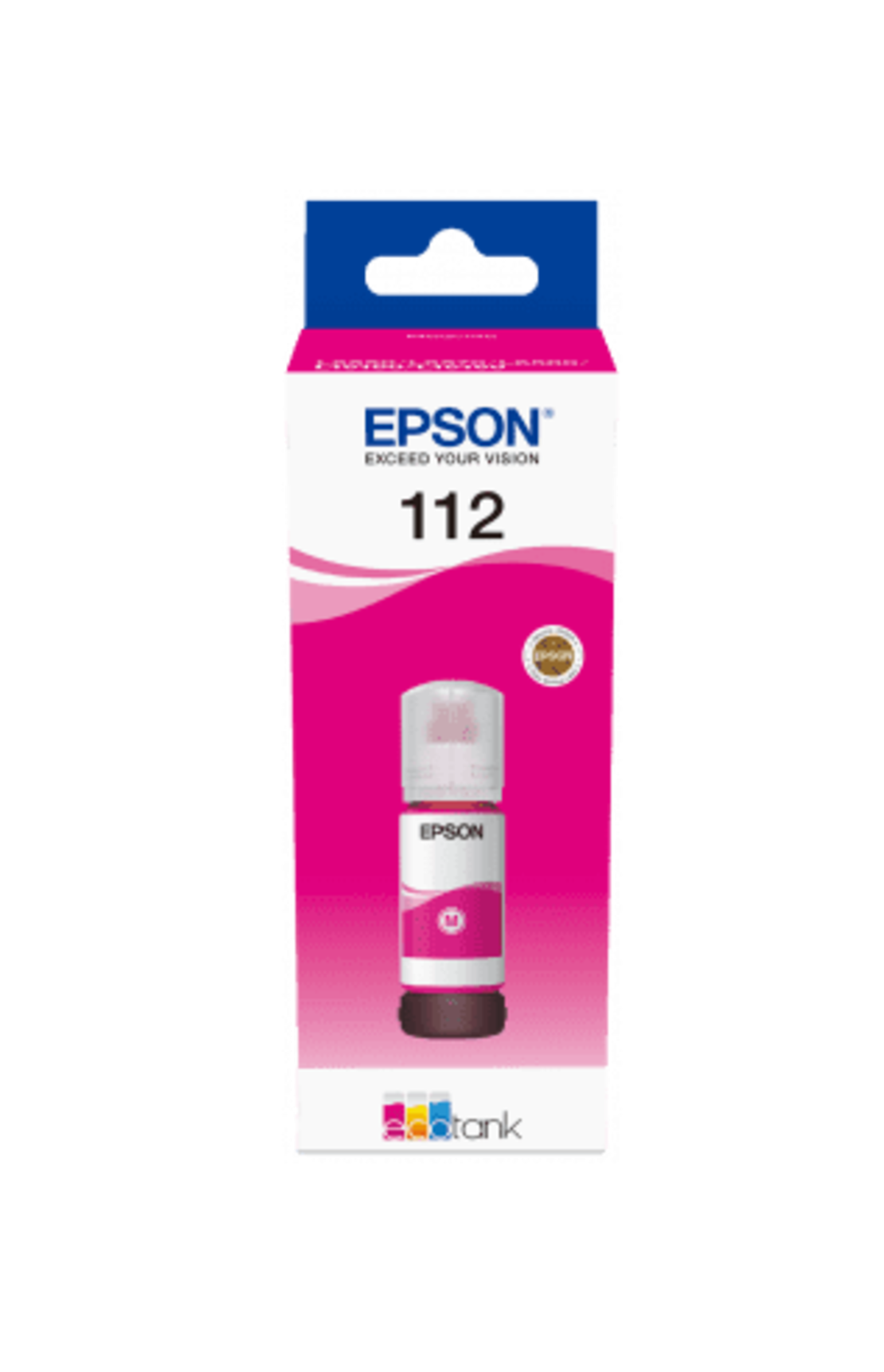 מיכל דיו אדום מקורי Epson 112 C13T06C34A