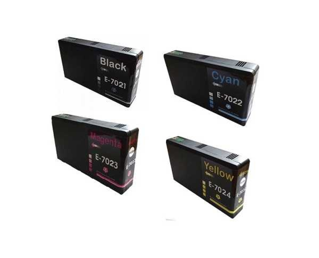 סט 4 ראשי דיו תואמים EPSON T702X