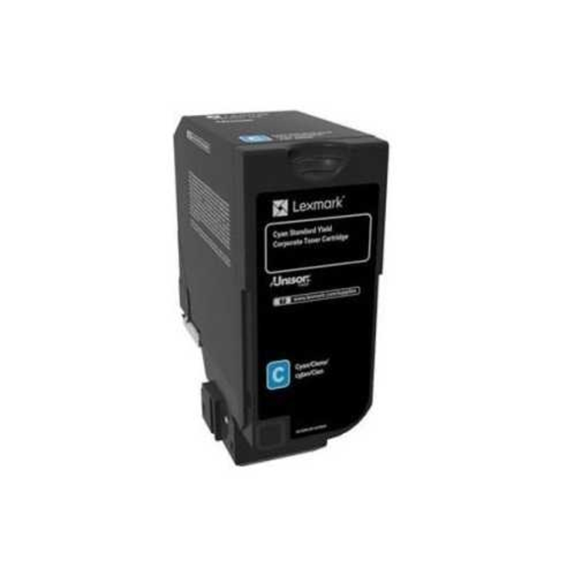טונר כחול מקורי LEXMARK 74C5HCE