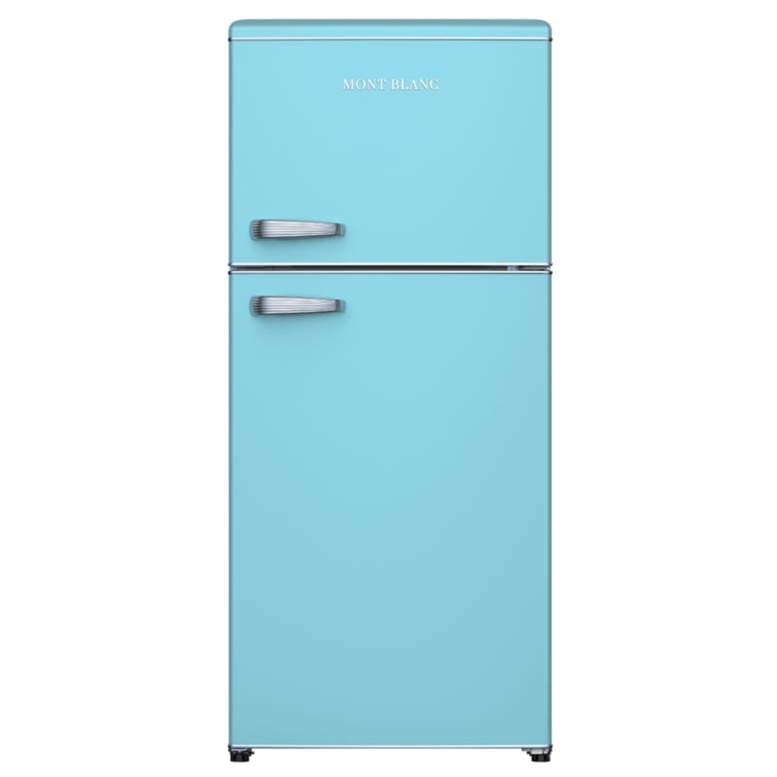 מקרר מקפיא עליון 518 ליטר נטו רטרו Mont Blanc MBR-640FF-BLU - צבע כחול