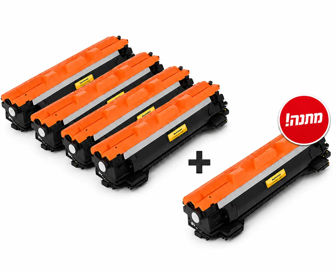 קנה 4 טונרים תואמים TN1150 וקבל טונר נוסף חינם + משלוח חינם