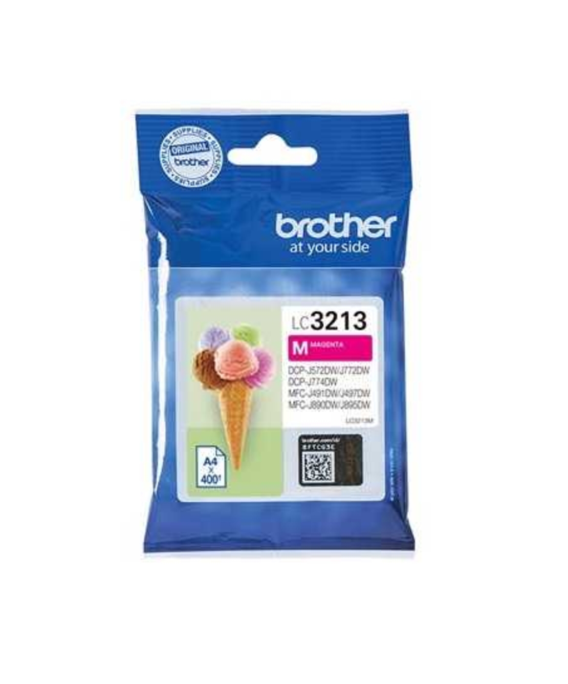 ראש דיו אדום מקורי BROTHER LC3213M
