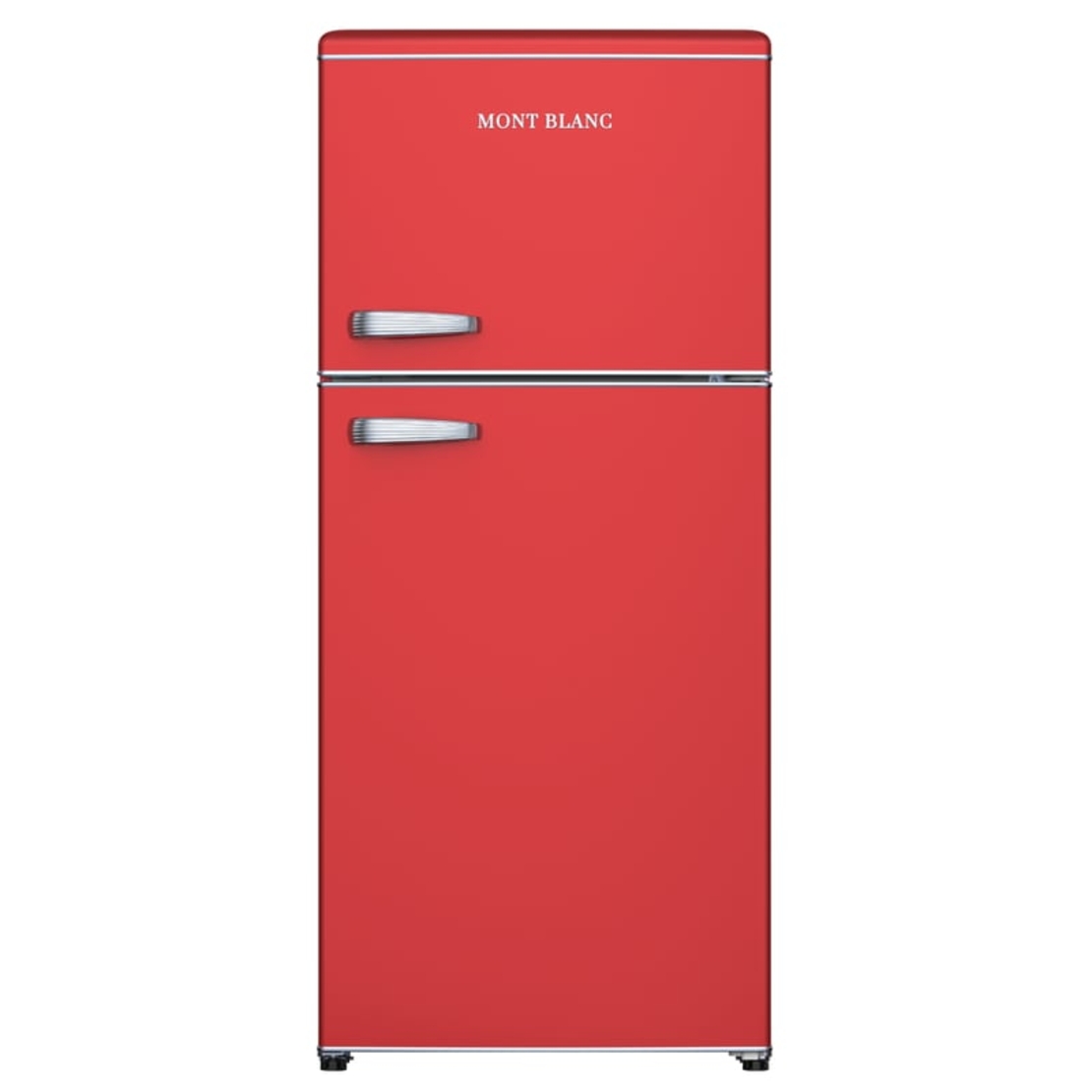 מקרר מקפיא עליון 518 ליטר נטו רטרו Mont Blanc MBR-640FF-RED - צבע אדום
