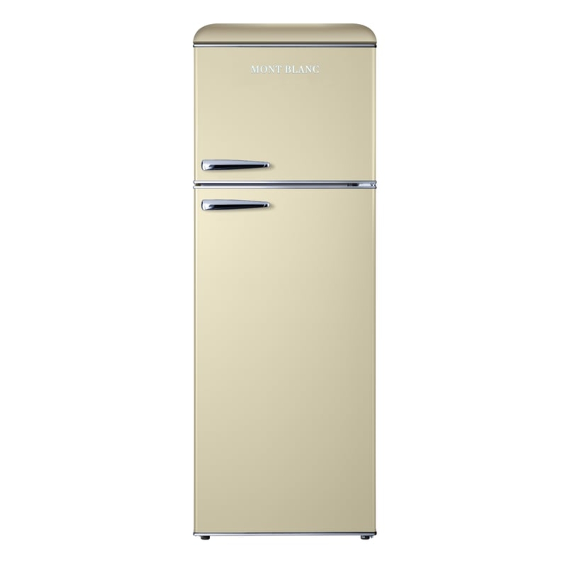 מקרר מקפיא עליון 340 ליטר נטו רטרו Mont Blanc MBR-440FF-BEJ - צבע בז'