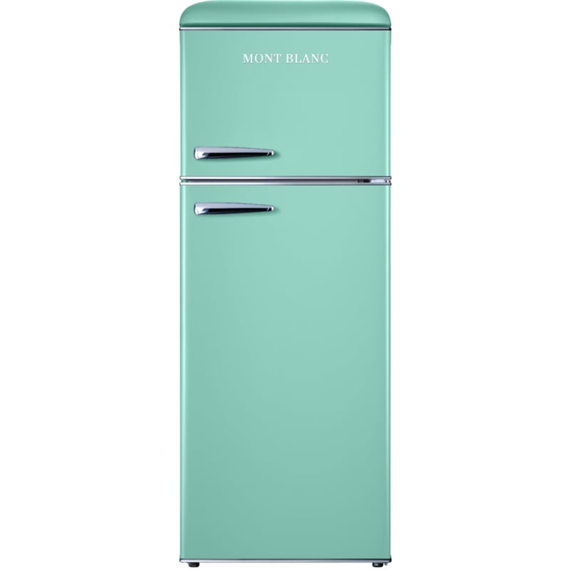 מקרר מקפיא עליון 215 ליטר נטו Mont Blanc MBR-290DF-PS - צבע ירוק פיסטוק