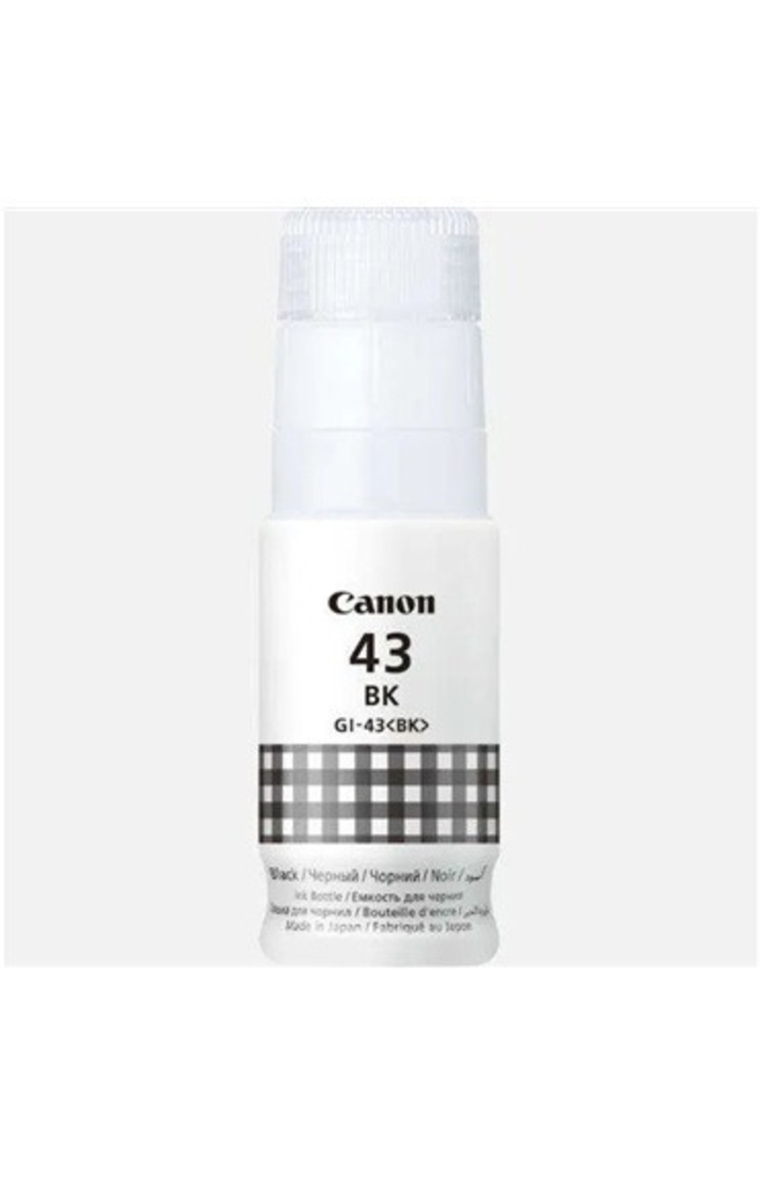 מיכל דיו שחור מקורי Canon gi43 bk