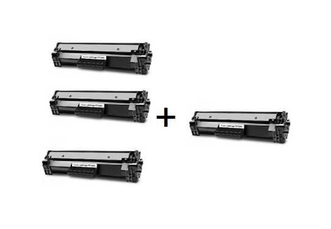 3 טונרים תואמים HP 44A CF244A + טונר נוסף חינם