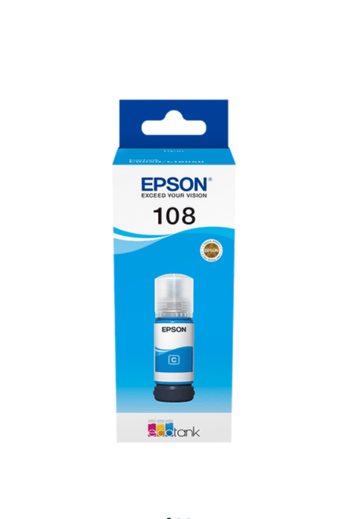 מיכל דיו כחול מקורי EPSON 108 C13T09C24A