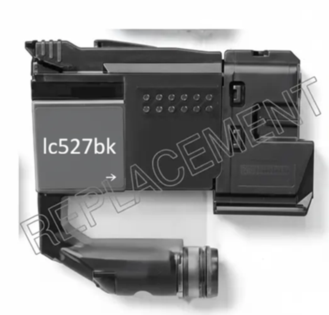 ראש דיו שחור תואם brother lc527bk