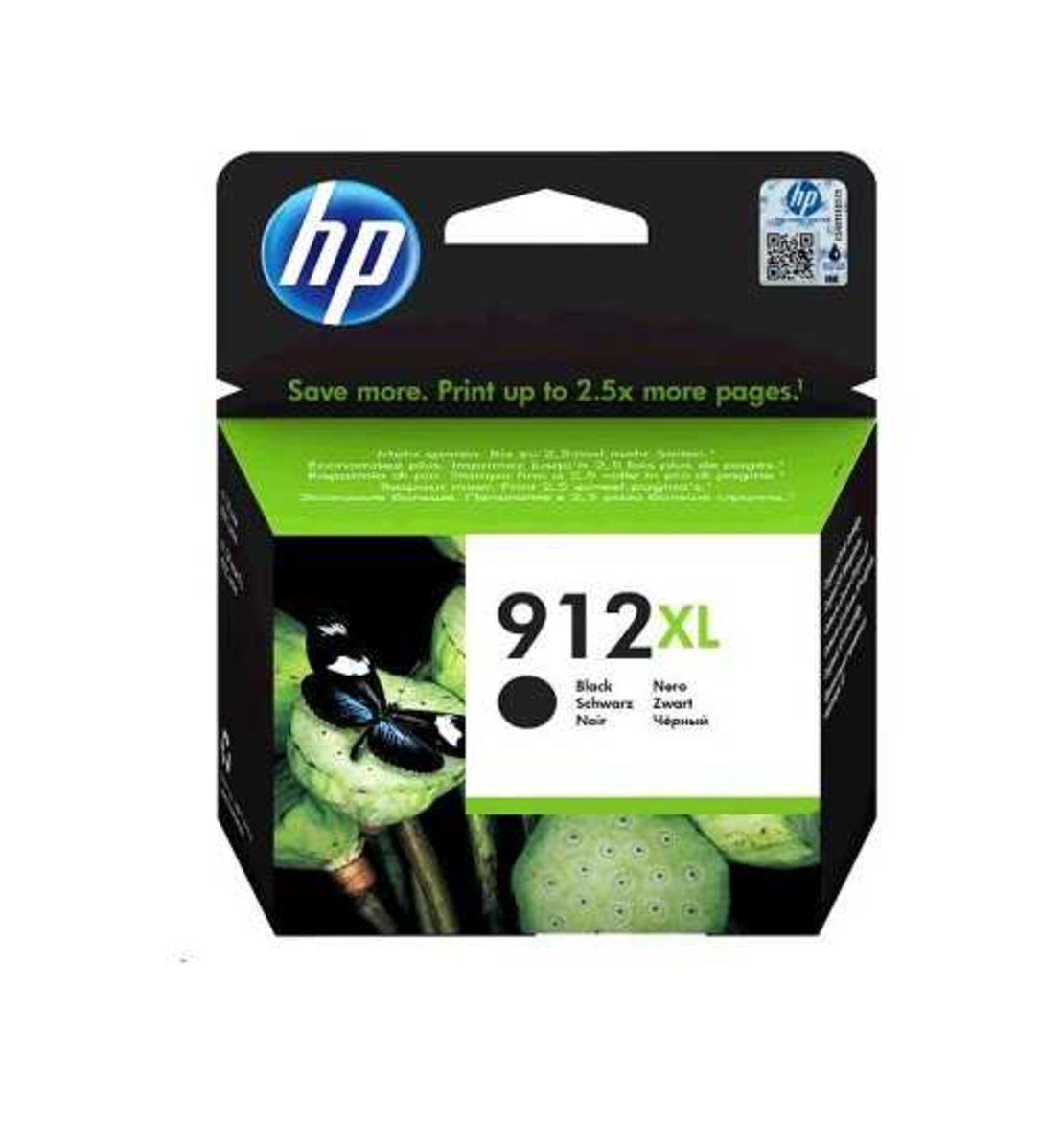 ראש דיו שחור מקורי HP 912XL 3YL84AE