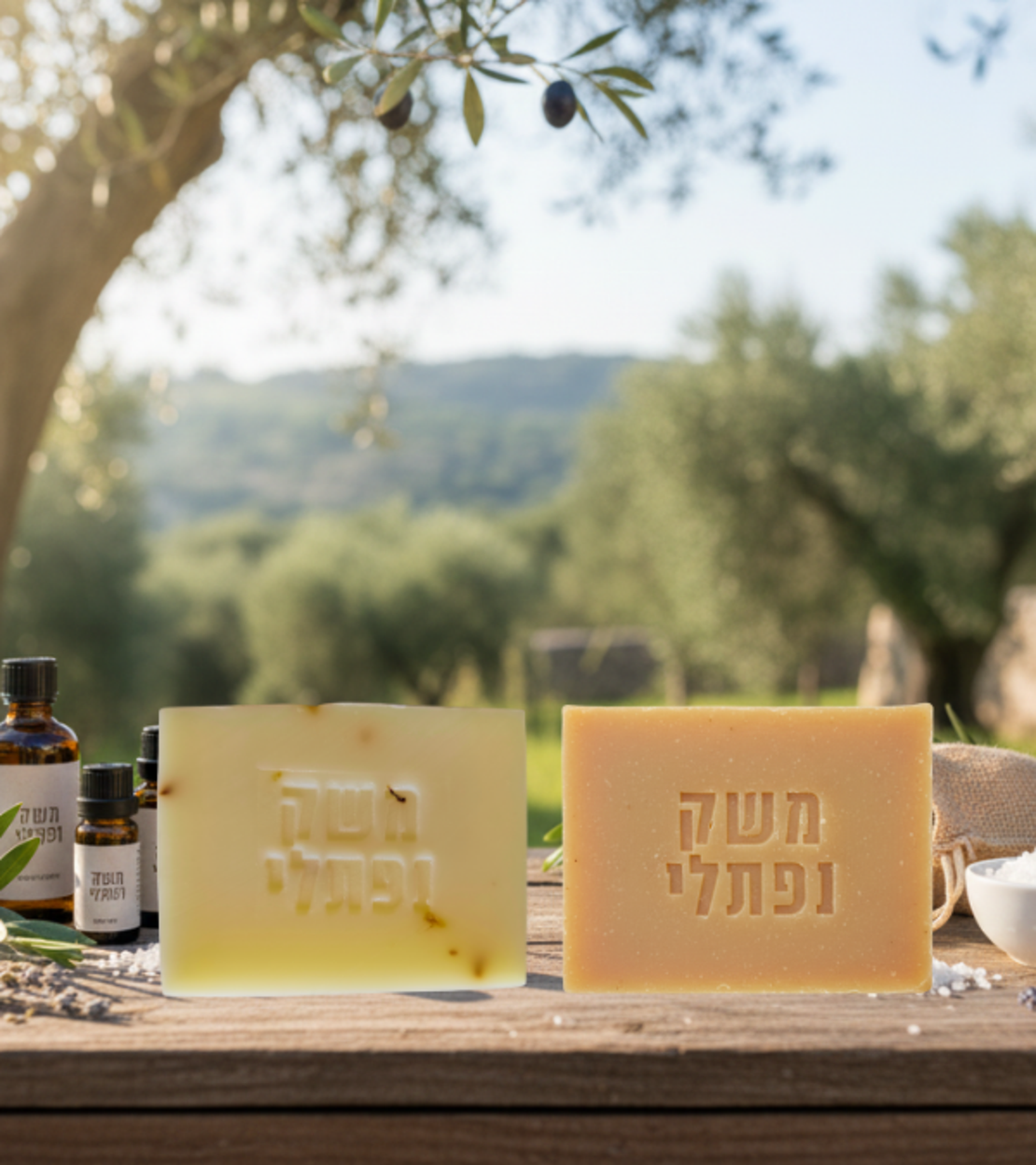 שני סבונים טבעיים ע