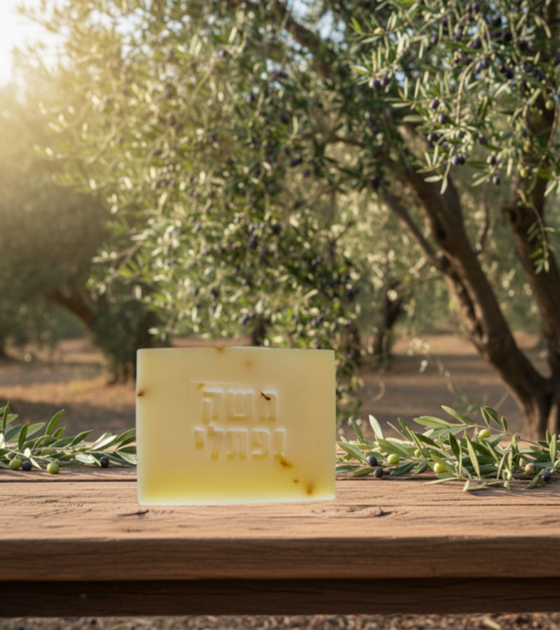 סבון טבעי פטשולי לבנדר תפוז