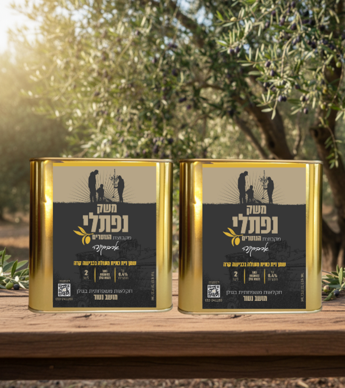 2 פחים של 2 ליטר קורנייקי/ארבקינה