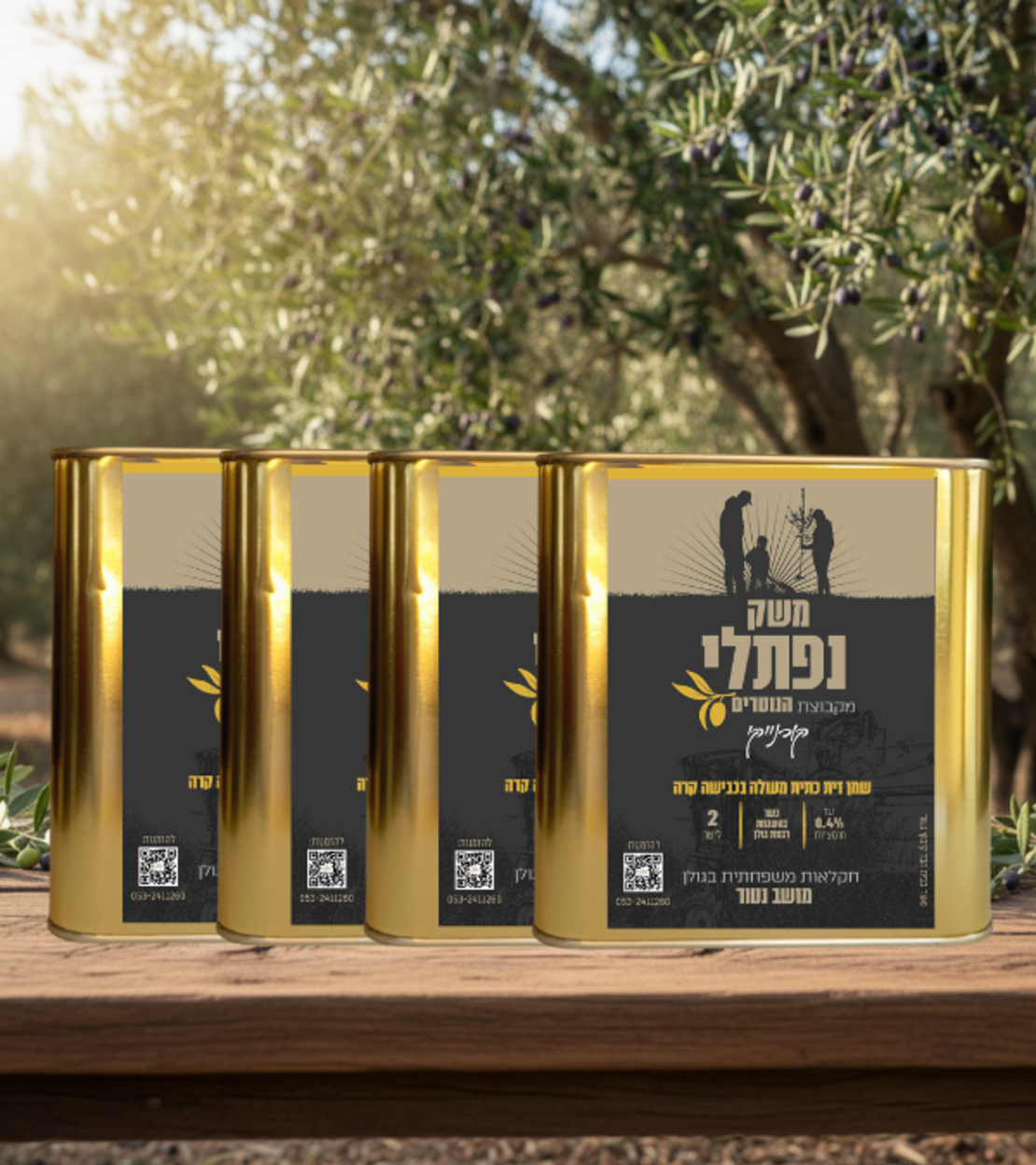 4 פחים של 2 ליטר קורנייקי/ארבקינה