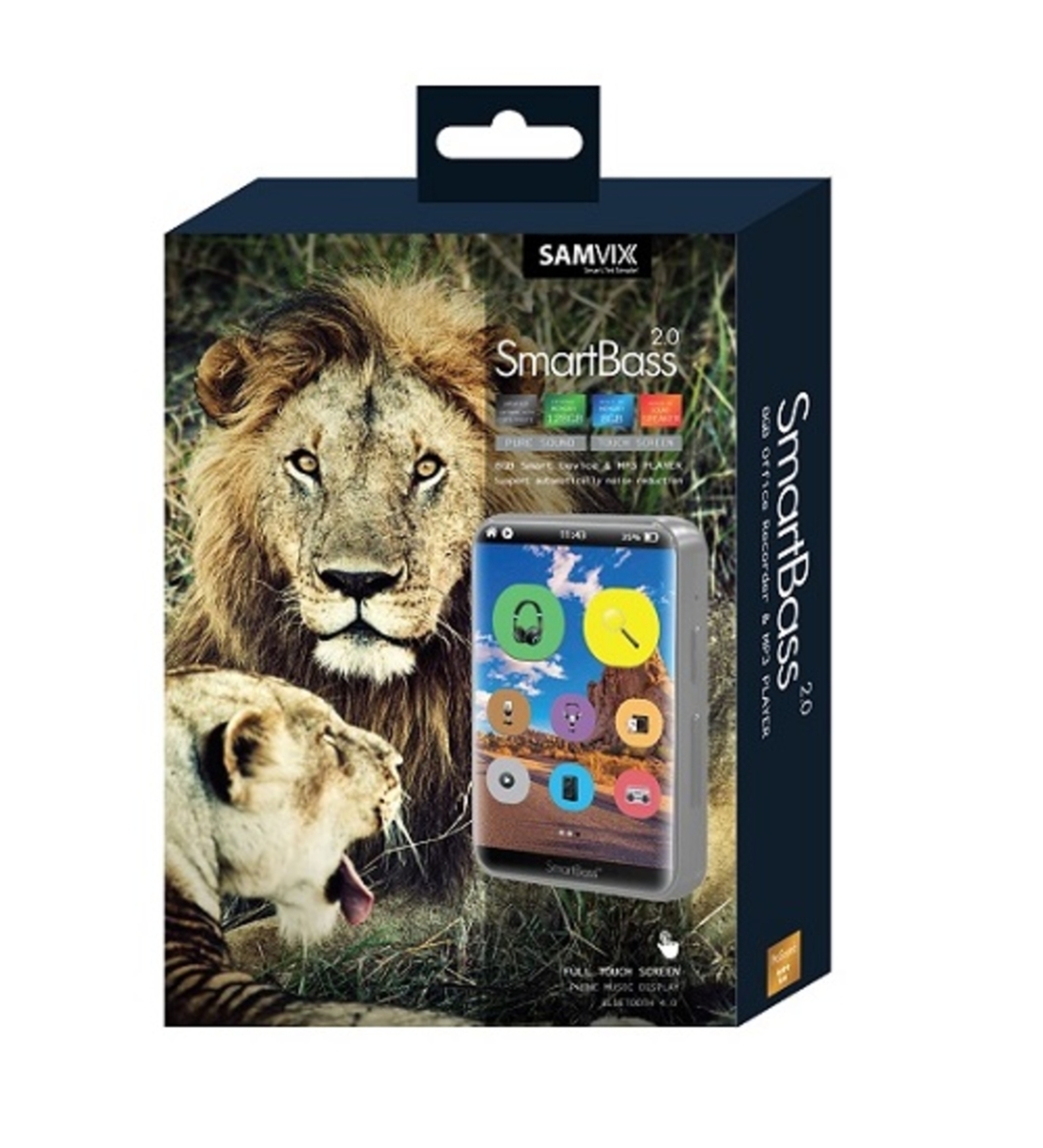 נגן MP3 סמארט באס 2.0 16 GB מבית סאמויקס | SAMVIX SMARTBASS 2