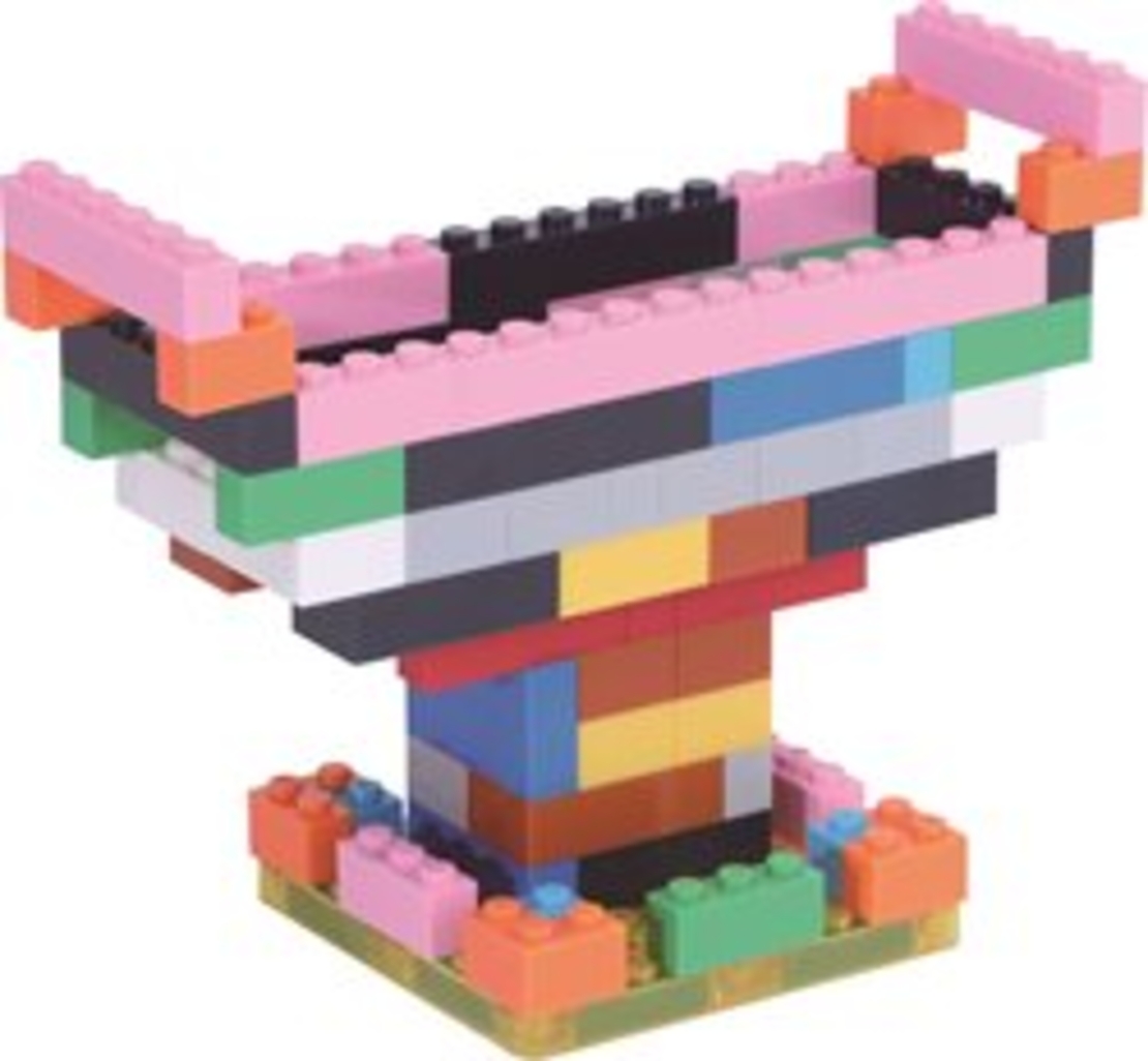 משחק מגנטים משולב עם לגו 116 חלקים PLAYMAGER