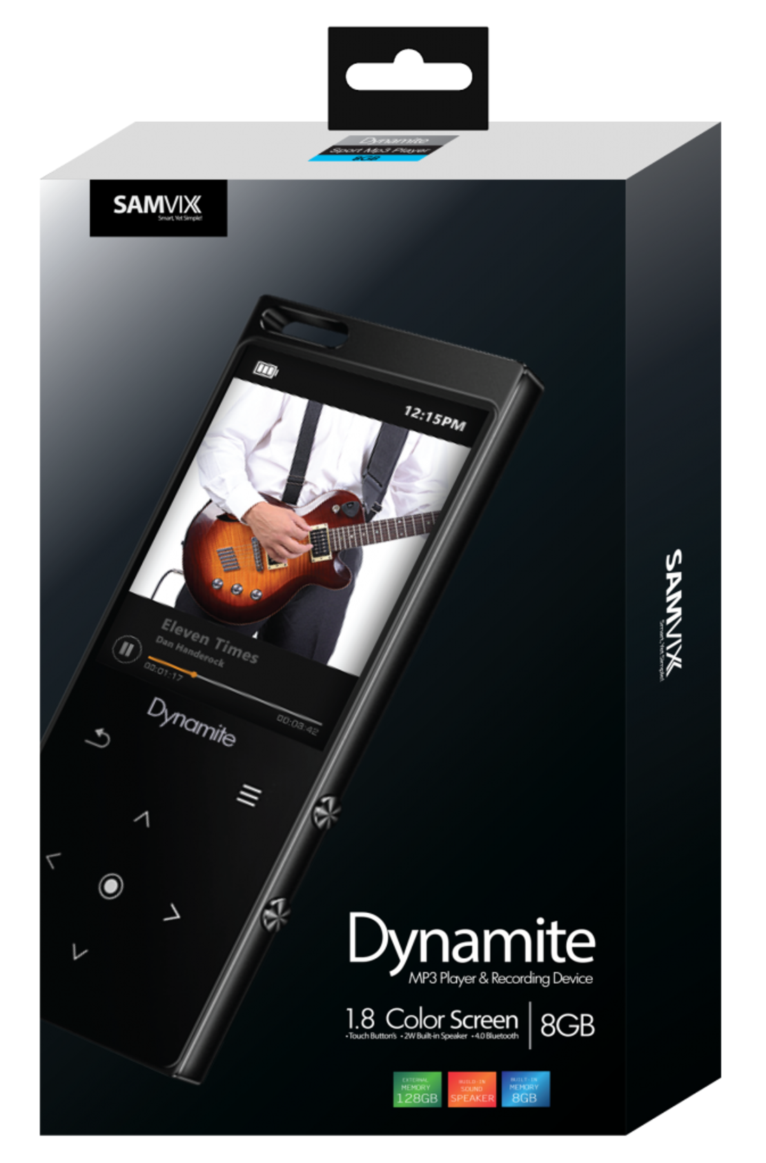 נגן MP3 דיינומייט | Dynamite 8GB SAMVIX
