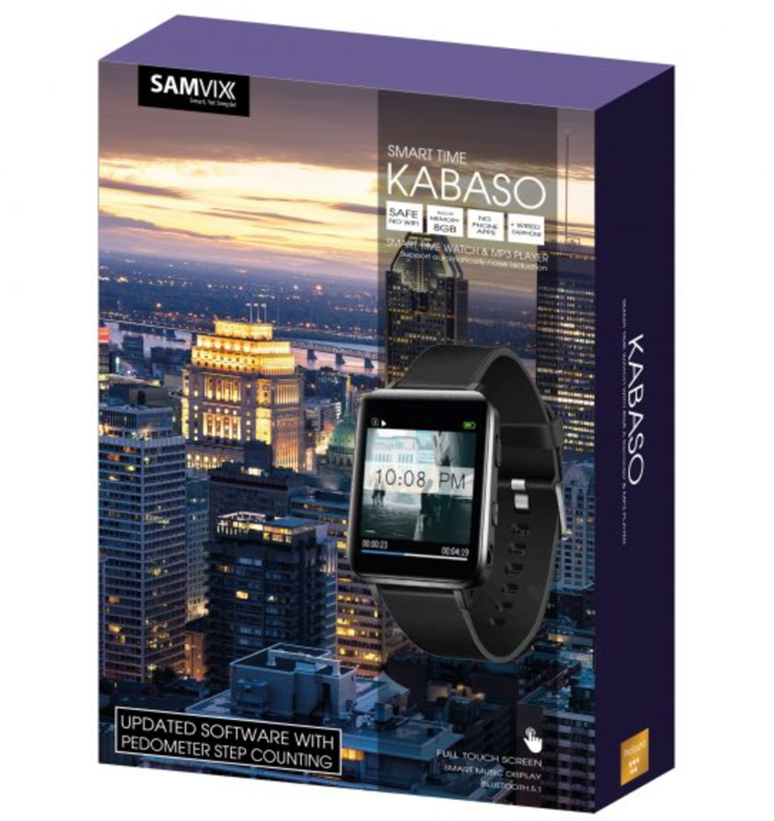 נגן שעון כשר סמארטיים קאבאסו | SMART TIME KABASO SAMVIX