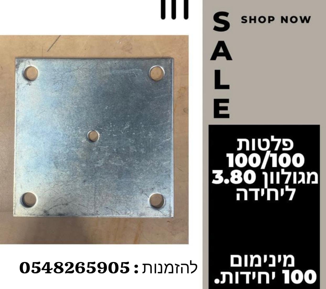 פלטות 100/100