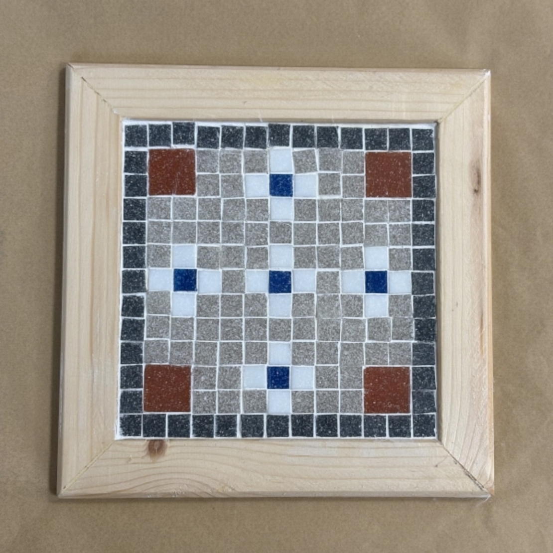 משטח לסירים פסיפס דגם פרחים