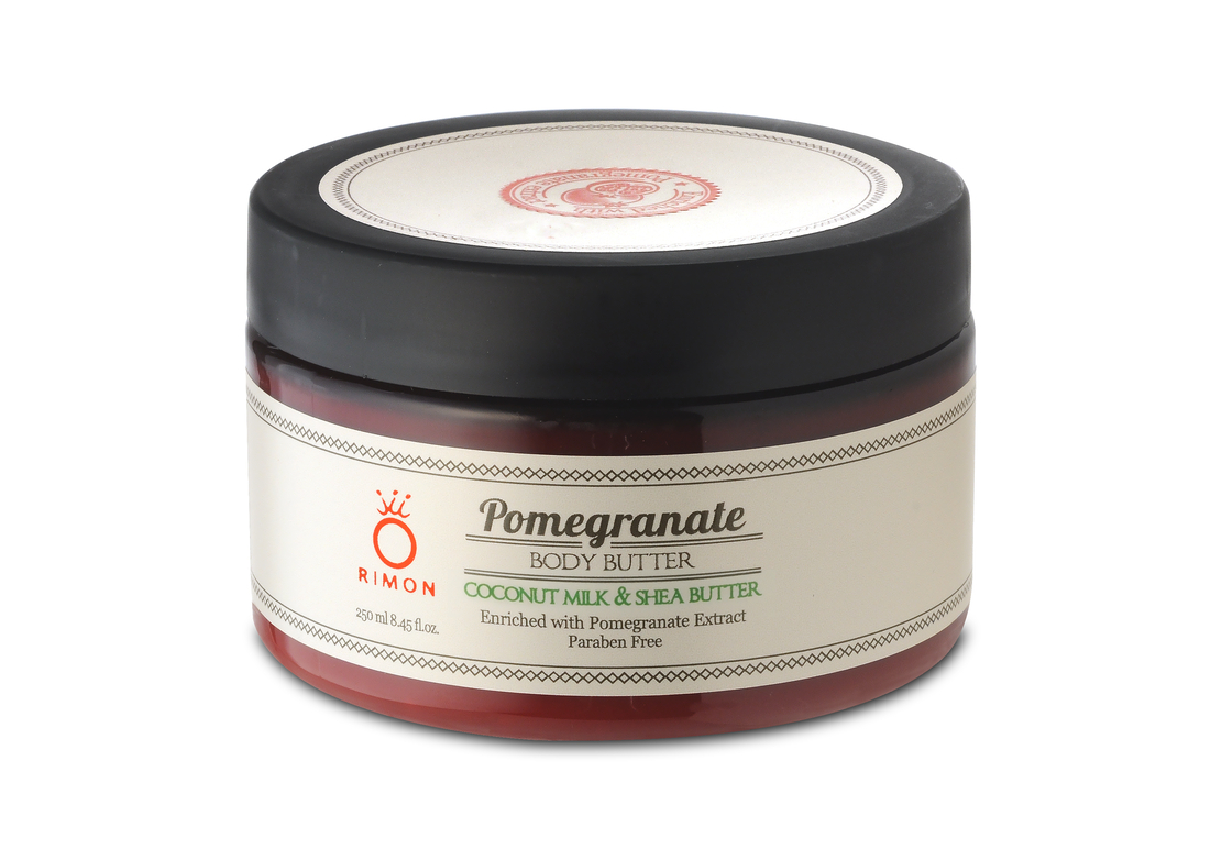 Body Butter  Coconut milk and shea butter  Enriched with pomegranate extracts