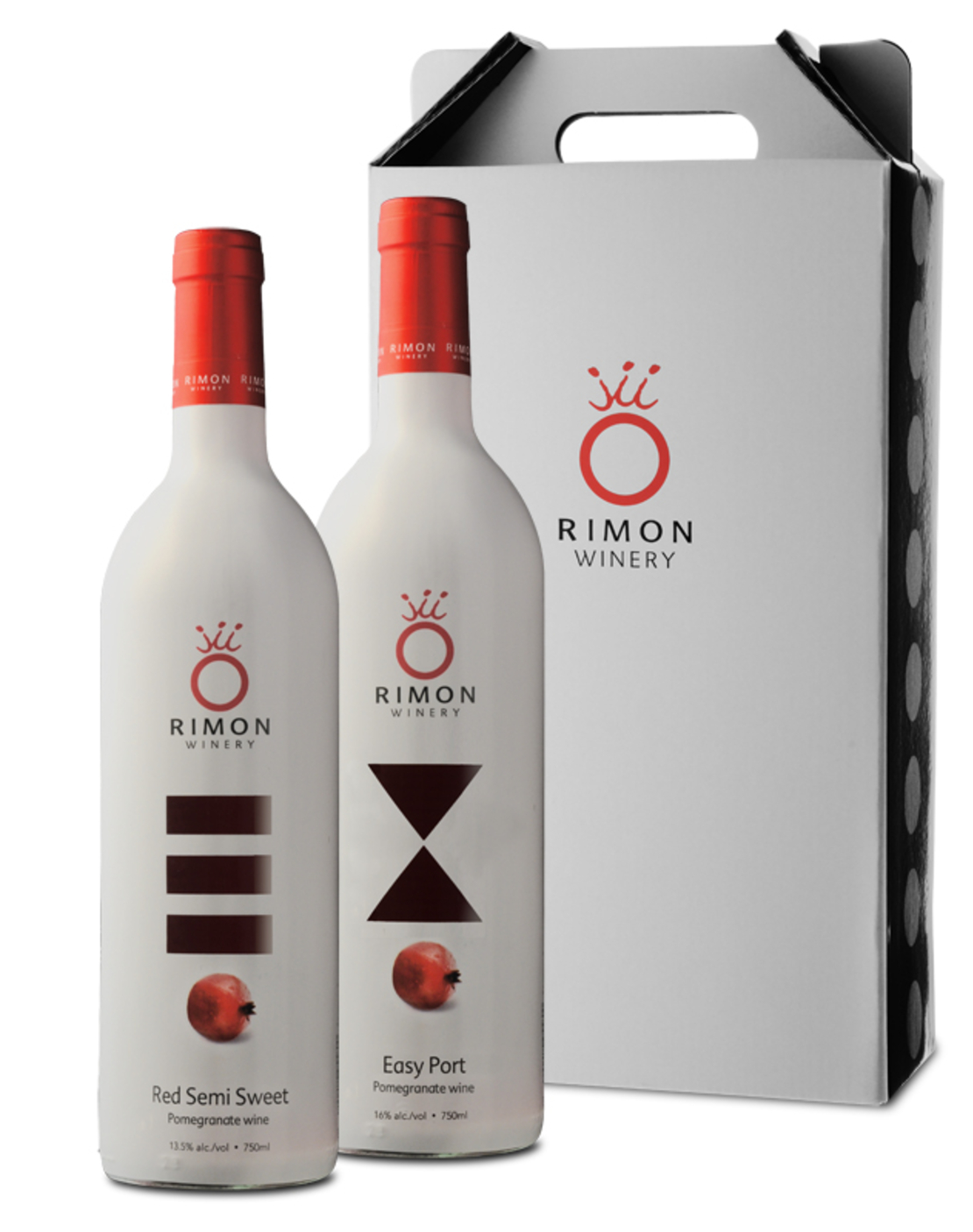 מארז זוגי יינות איזי פורט ורוזה חצי מתוק | RIMON WINERY