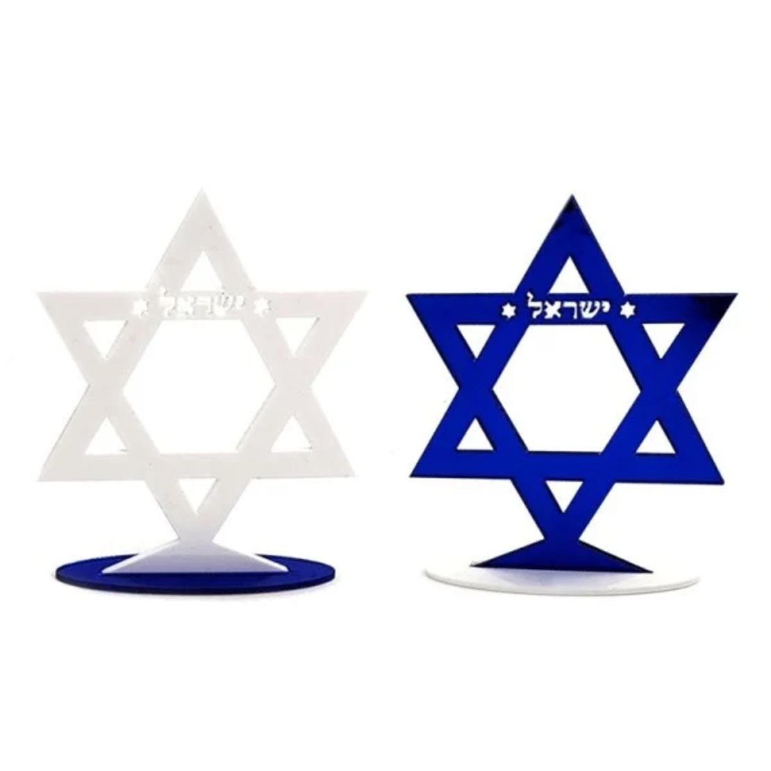 קישוטי מרכז שולחן קטן מגן דויד 4 יחידות