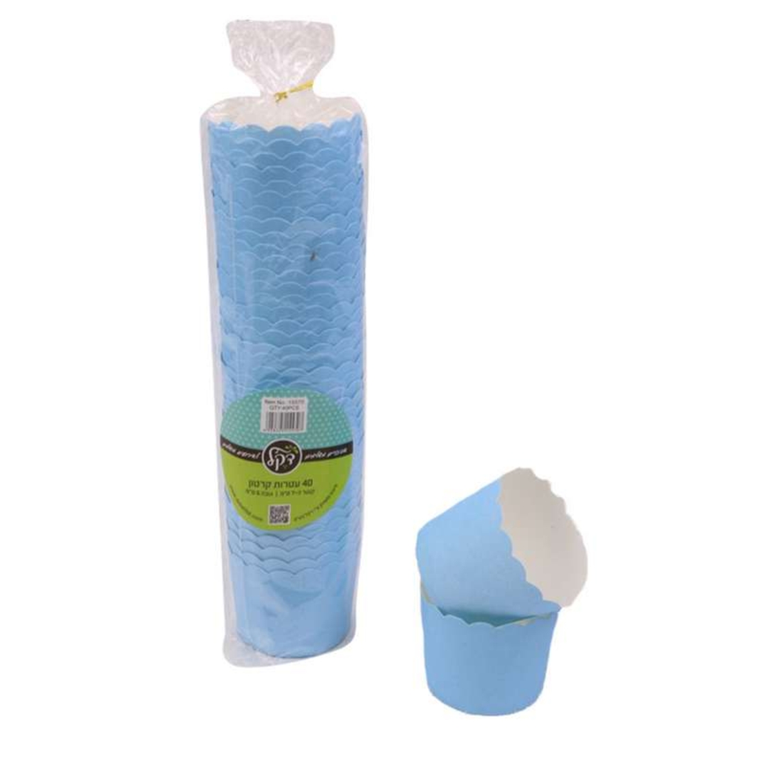 חבילת 40 עטרות קרטון לאפיה 7/5.5 ס