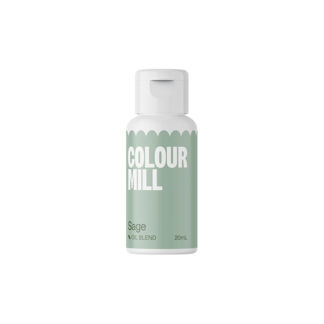 צבע מאכל ג'ל לשוקולד Colour Mill ירוק רך ומעושן Sage - כשר