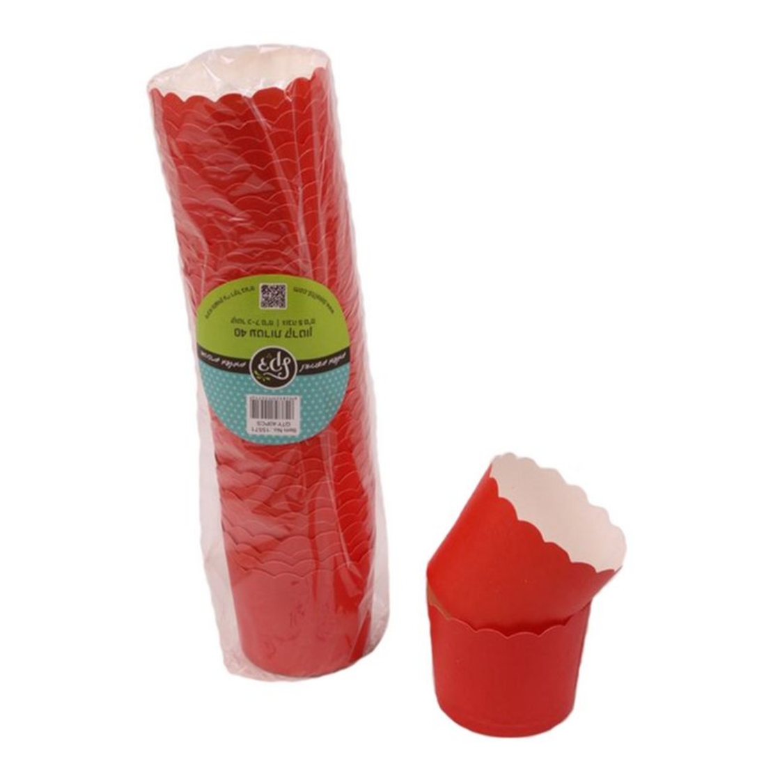 חבילת 40 עטרות קרטון לאפיה 7/5.5 ס