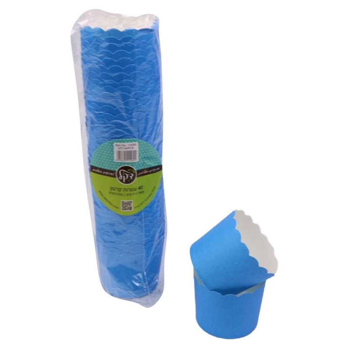 חבילת 40 עטרות קרטון לאפיה 7/5.5 ס