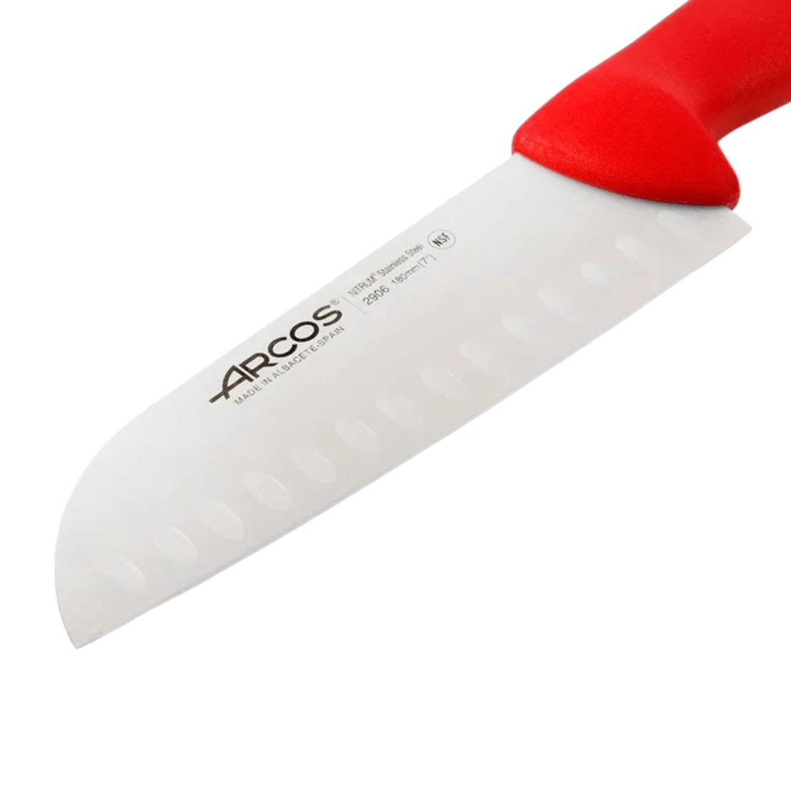 סכין סנטוקו ARCOS מסדרת 2900 אדום 18 ס״מ