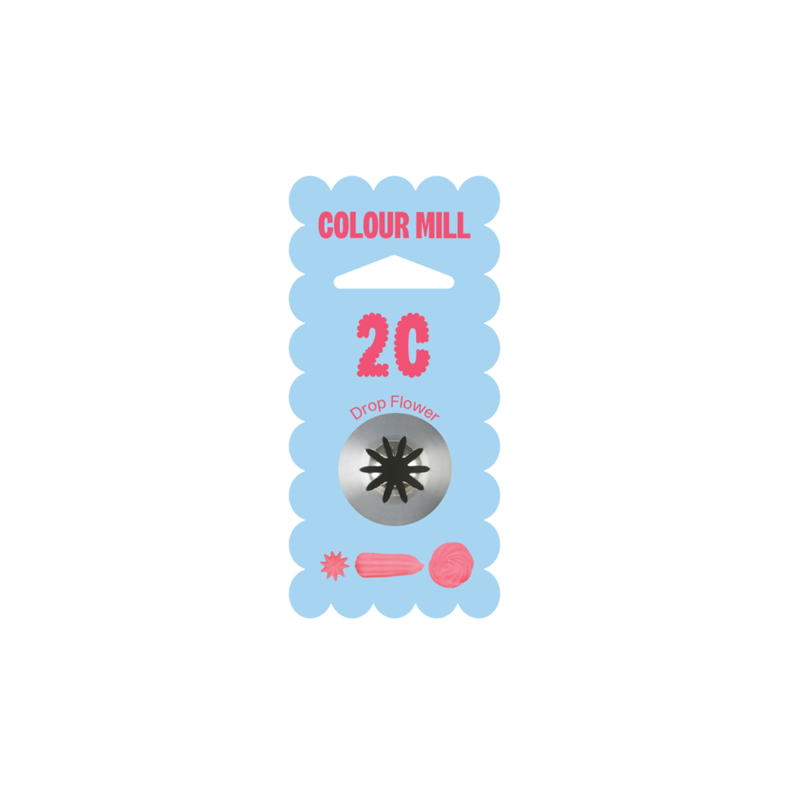 צנטר 2C בצורת פרח בינוני