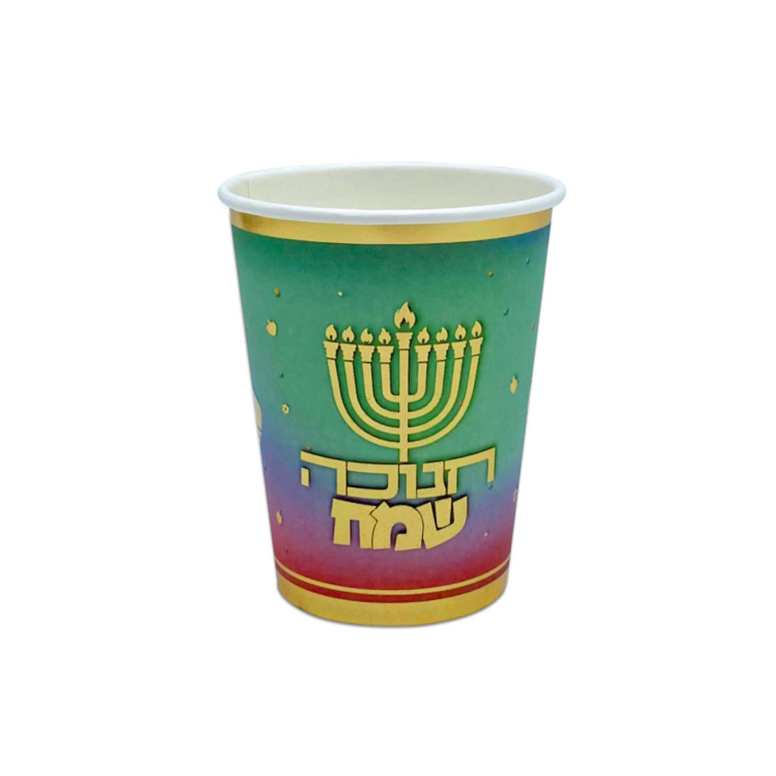 כוסות חד פעמית לחנוכה 10 יחידות