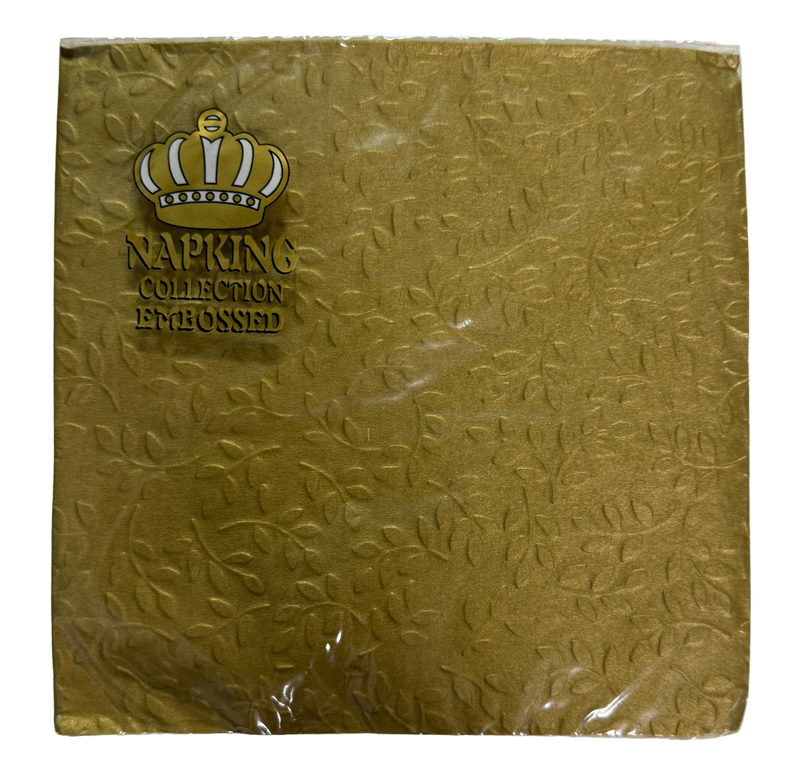 מפיות נייר Napking Collection Embossed – דגם זהב