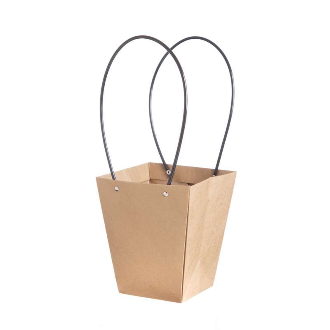 תיקי נייר+ ידיות פלסטיק 17/17 גובה 20 ס