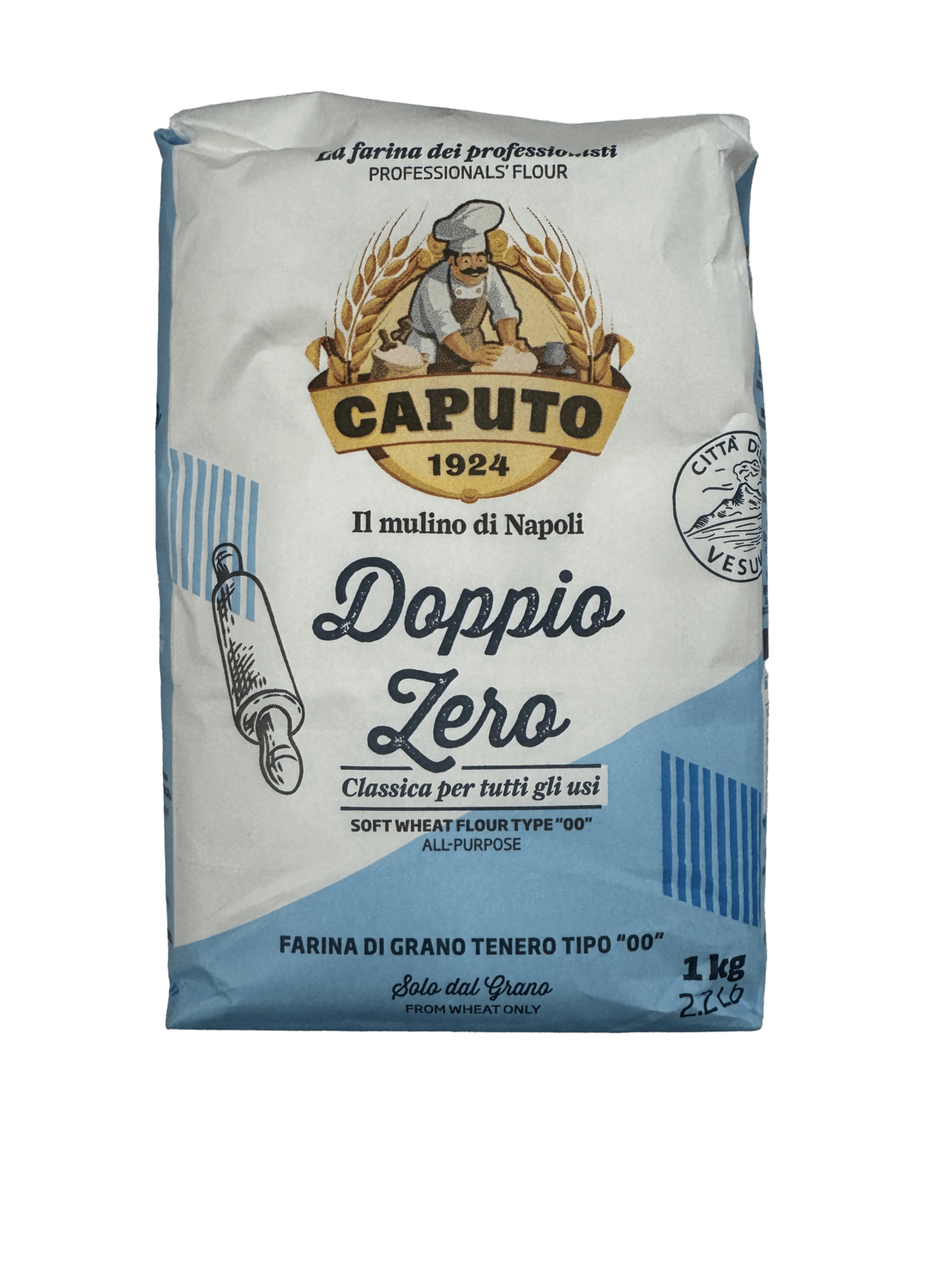 קמח 00 רב תכליתי קאפוטו 1 ק''ג Doppio Zero Caputo
