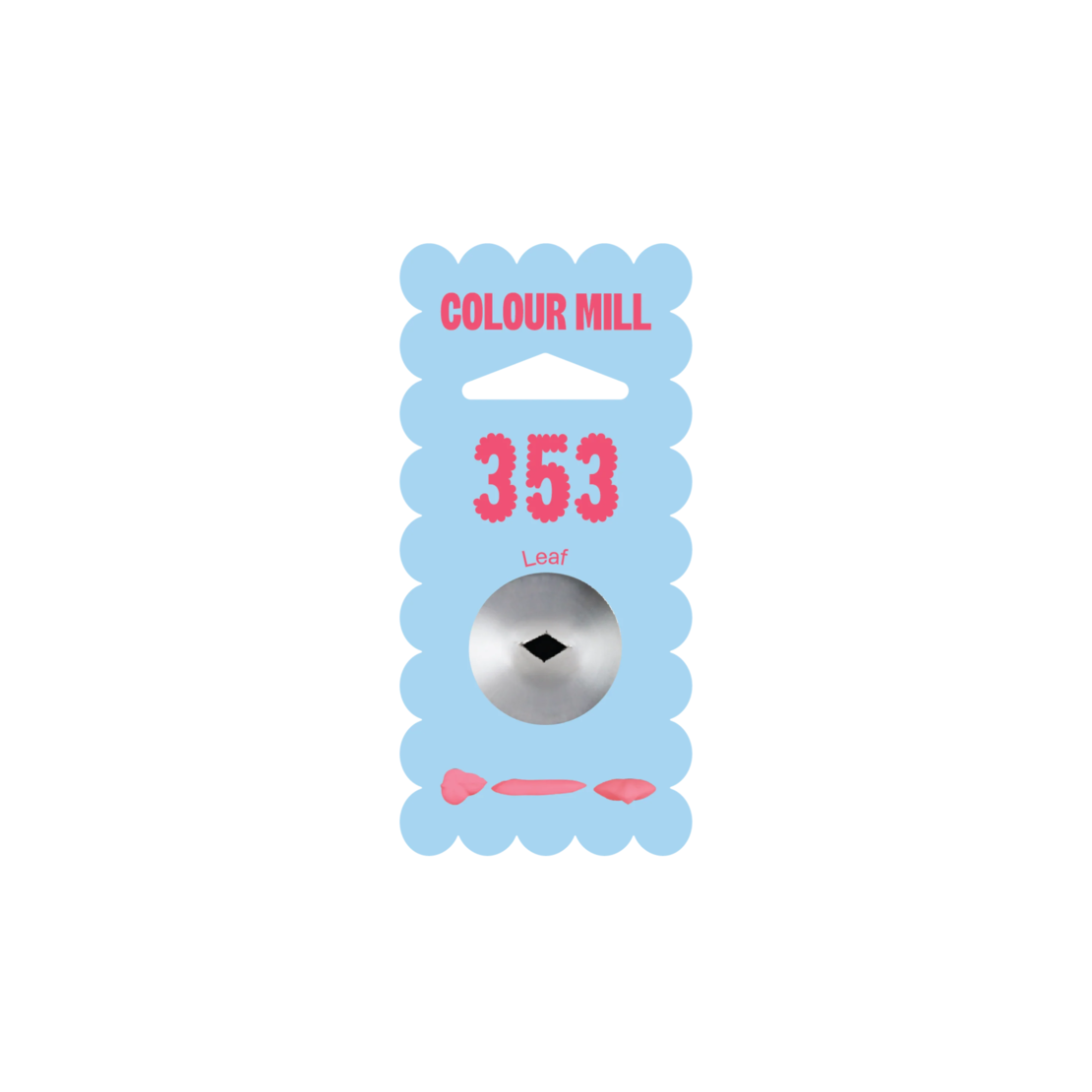 צנטר 353 בצורת עלה בינוני