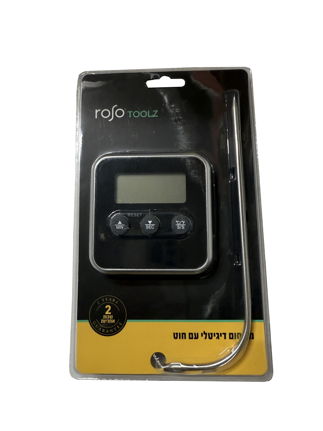 מדחום דיגיטלי עם חוט – Roso Toolz