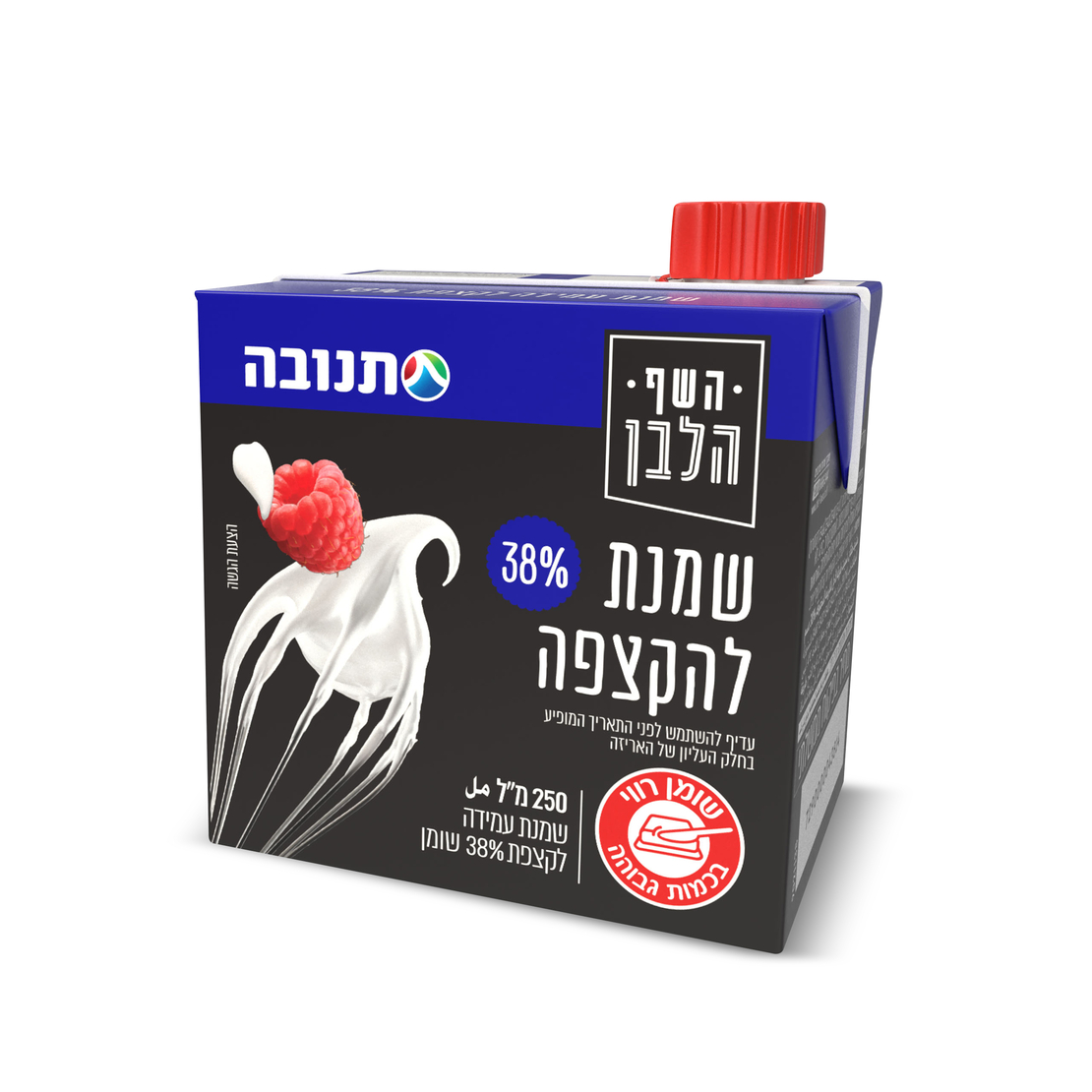 שמנת להקצפה 38% 250מל'