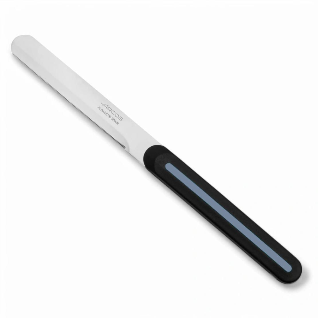 סכין מריחה משוננת כחול לבן Arcos Linea 10cm