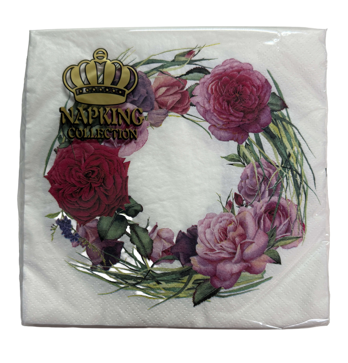 מפיות נייר Napking Collection – דגם ורדים (20 יחידות)