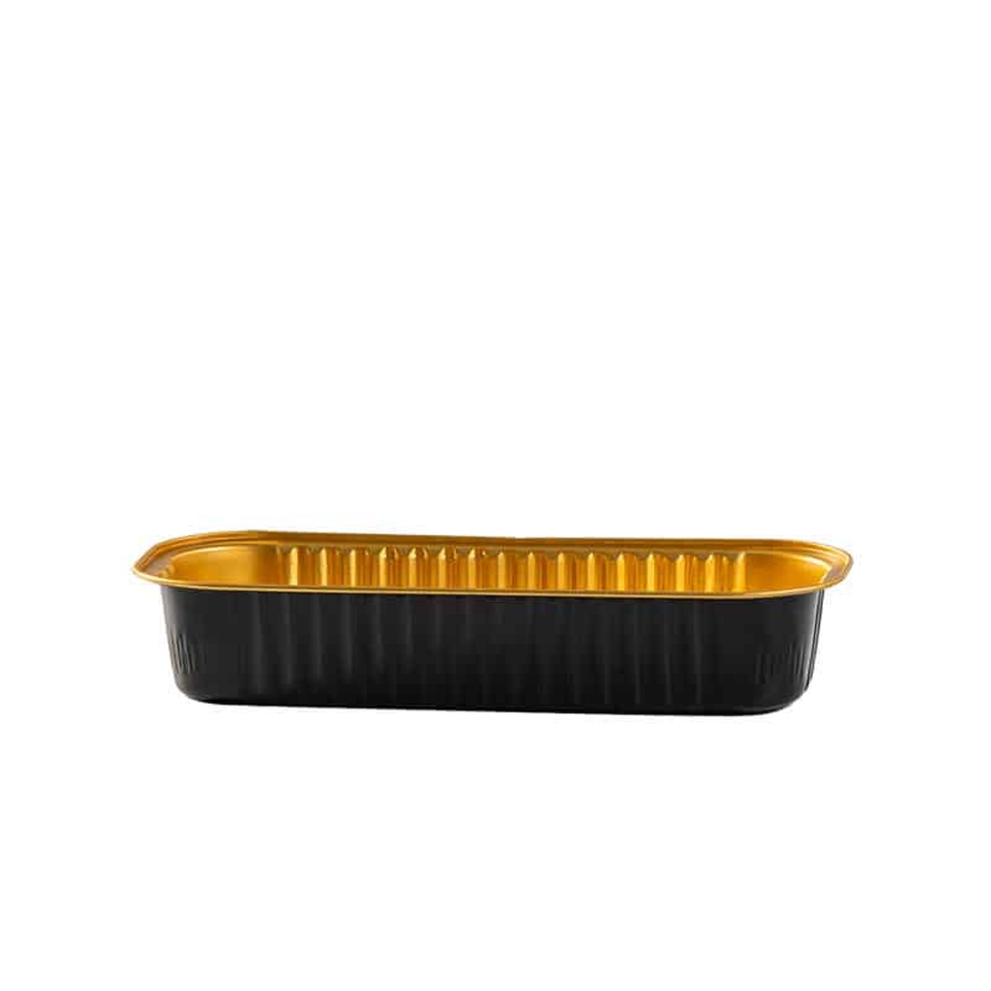 תבניות אלומיניום לאפיה שחור/זהב+ מכסה 220 מ