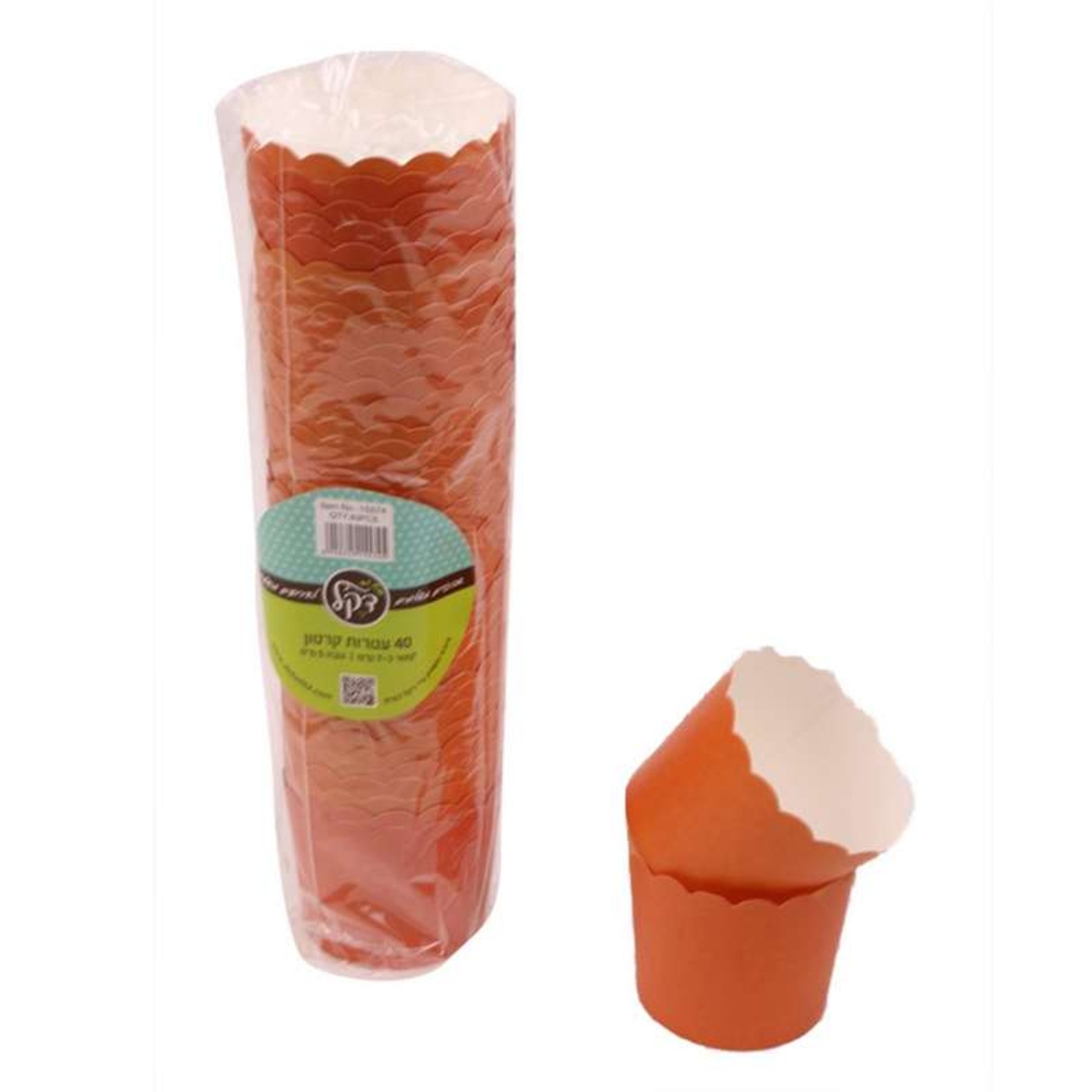 חבילת 40 עטרות קרטון לאפיה 6/4.6 ס